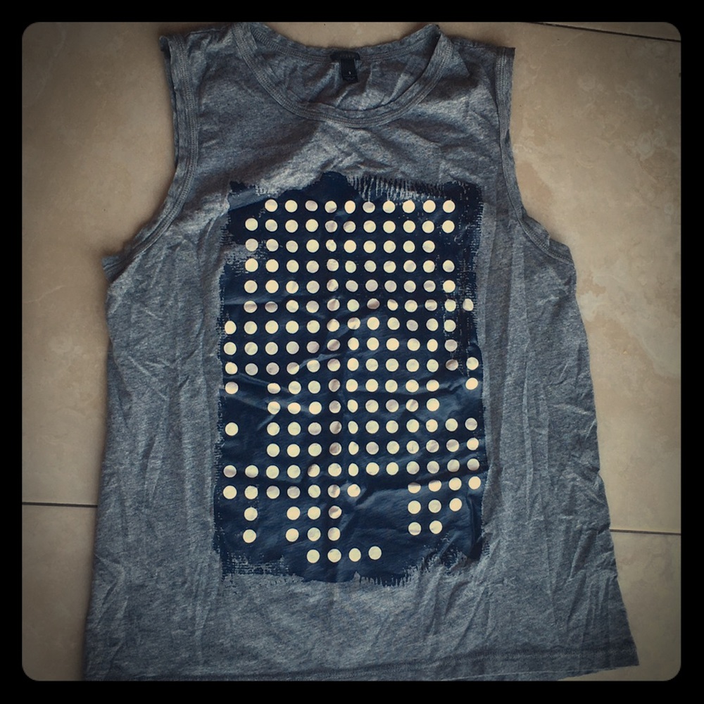 J Crew sleeveless T-shirt